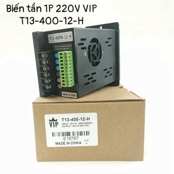 Nhà Phân Phối Biến Tần 1P 220VAC 400W VIP VIP T13-400-12-H Giá Tốt